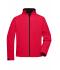 Herren Men's Softshell Jacket Red 7306